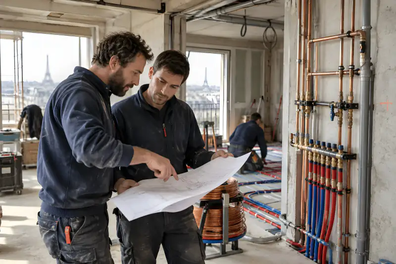 Illustration du secteur bâtiment et travaux publics — THERMIC